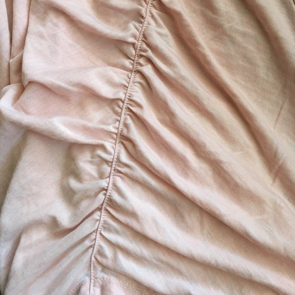 NWT SUSINA RUSHED BURNOUT T-SHIRT Pink size L - Picture 5 of 6